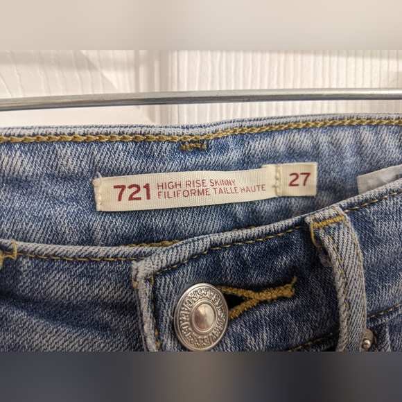 Levi's high waisted skinny jeans - Picture 2 of 4